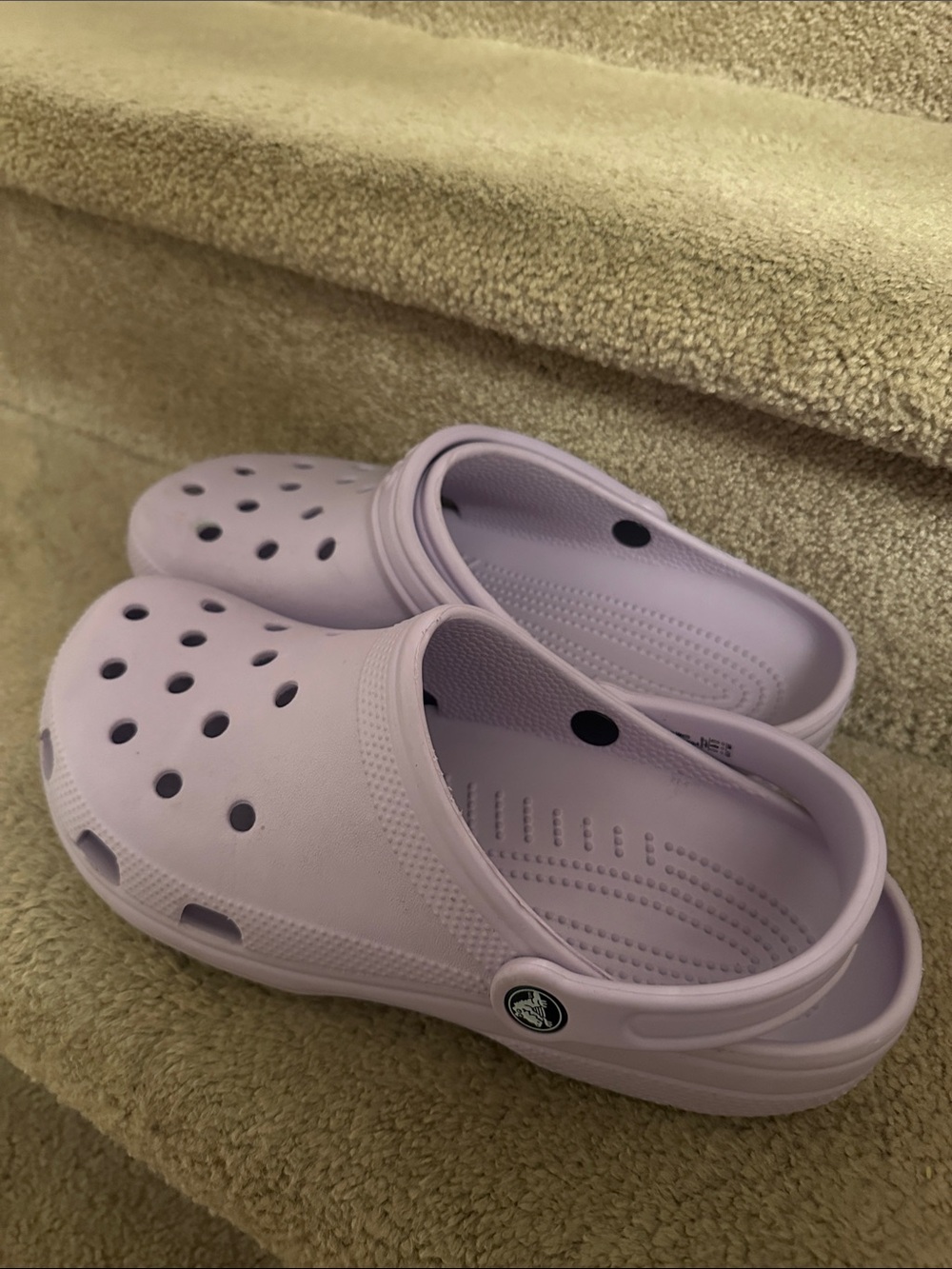 Crocs Lightweight Lavender Clog Sandals